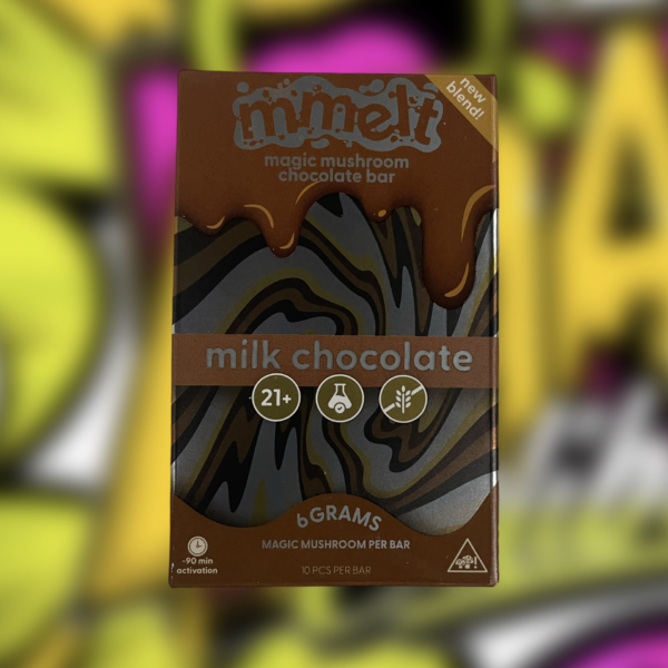 Mushroom Chocolate Bars - 6g MMelts Milk Chocolate