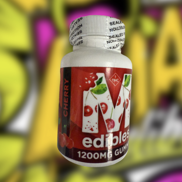 THC Fruit Chews - Medibles 1200MG Cherry
