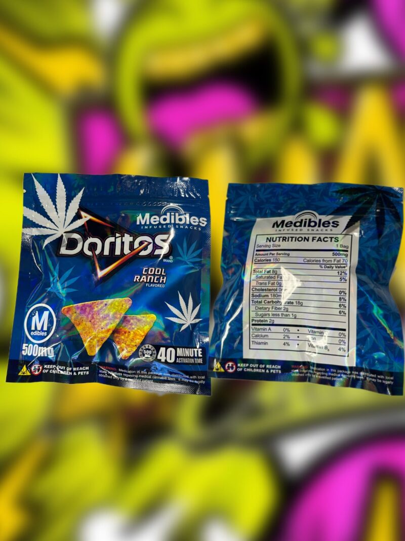 THC Corn Chips - 500 MG Medibles Doritos Cool Ranch