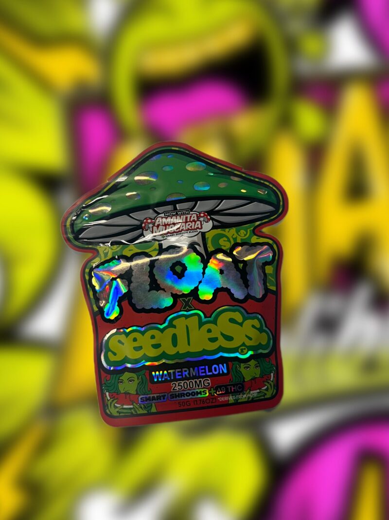 Smart Shrooms +🔺9THC - 2500 MG Gummies Seedless Watermelon