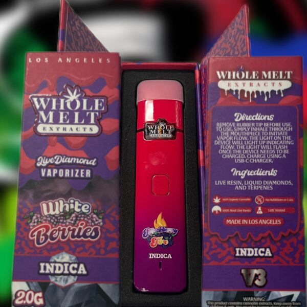 THC Vape Cartridge - 2g Disposeable White Berries