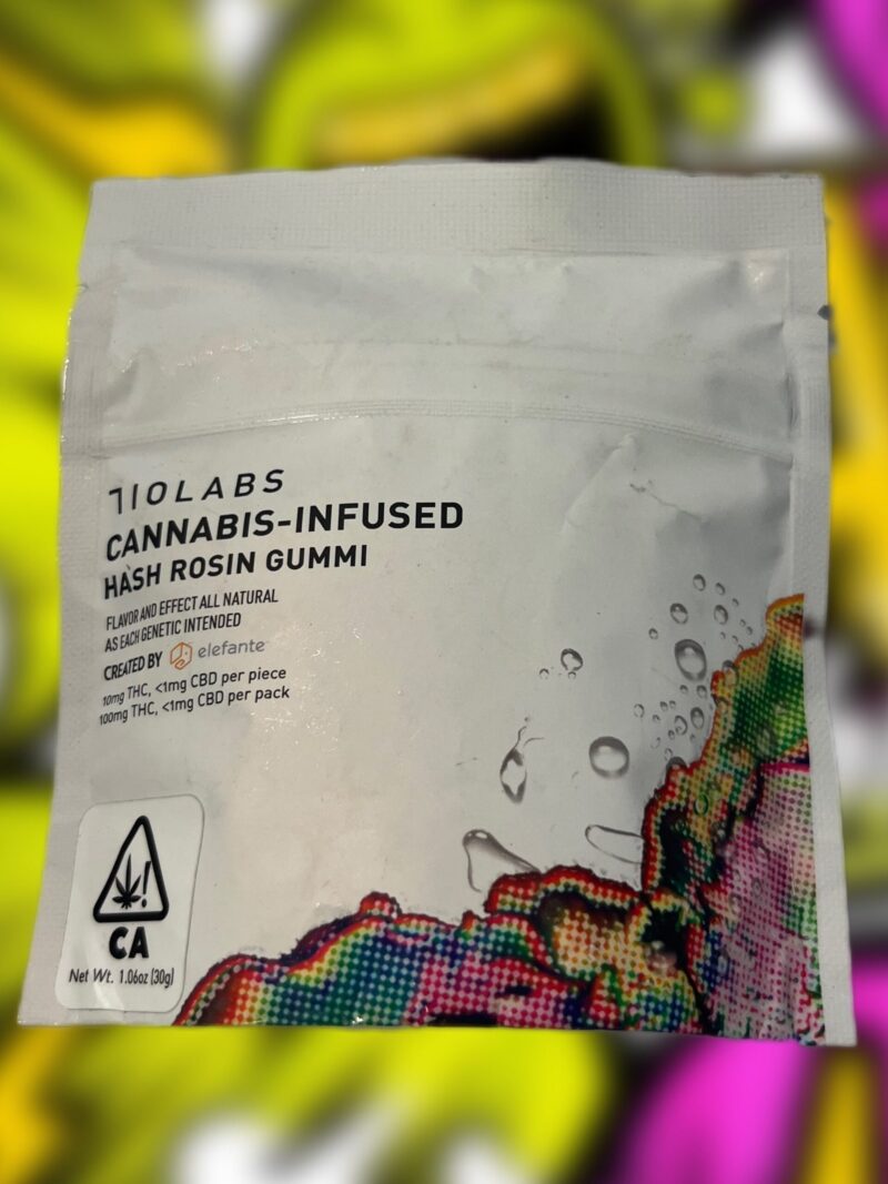 THC Candy 100 MG - elefante Blueberry Zkittlez Gummies