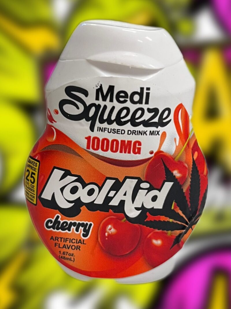 THC Drink Mix - 1000 MG Mediables Kool-Aid Cherry - Image 2