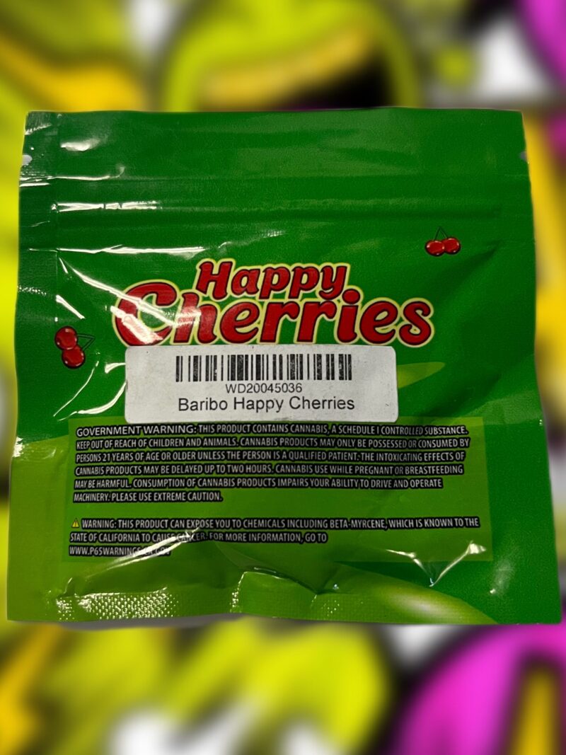 THC Gummies - 600 MG Baribo Happy Cherries - Image 3