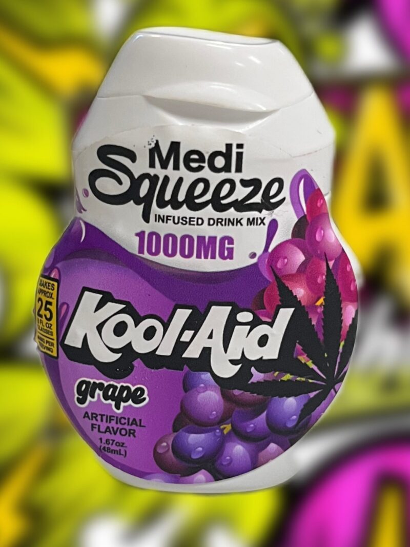 THC Drink Mix - 1000 MG Mediables Kool-Aid Grape - Image 2